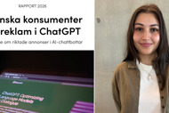 Rapportens framsida och porträttbild av Effat Fanari