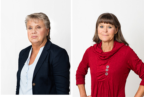 Konsumentvägledare fr v: Anna-Lena Ström, Maria Wiezell