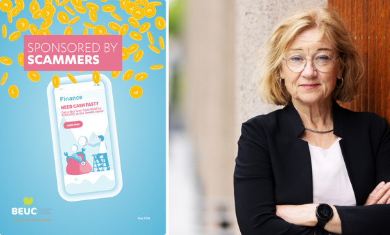 Omslag av rapport och Johanna Hållén