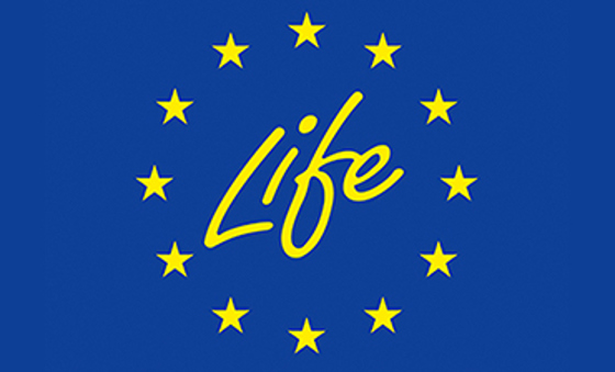 Logotypen för EU:s Life-projekt.
