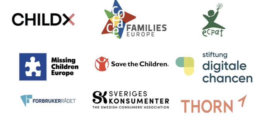 Bild på organisationers logotyper